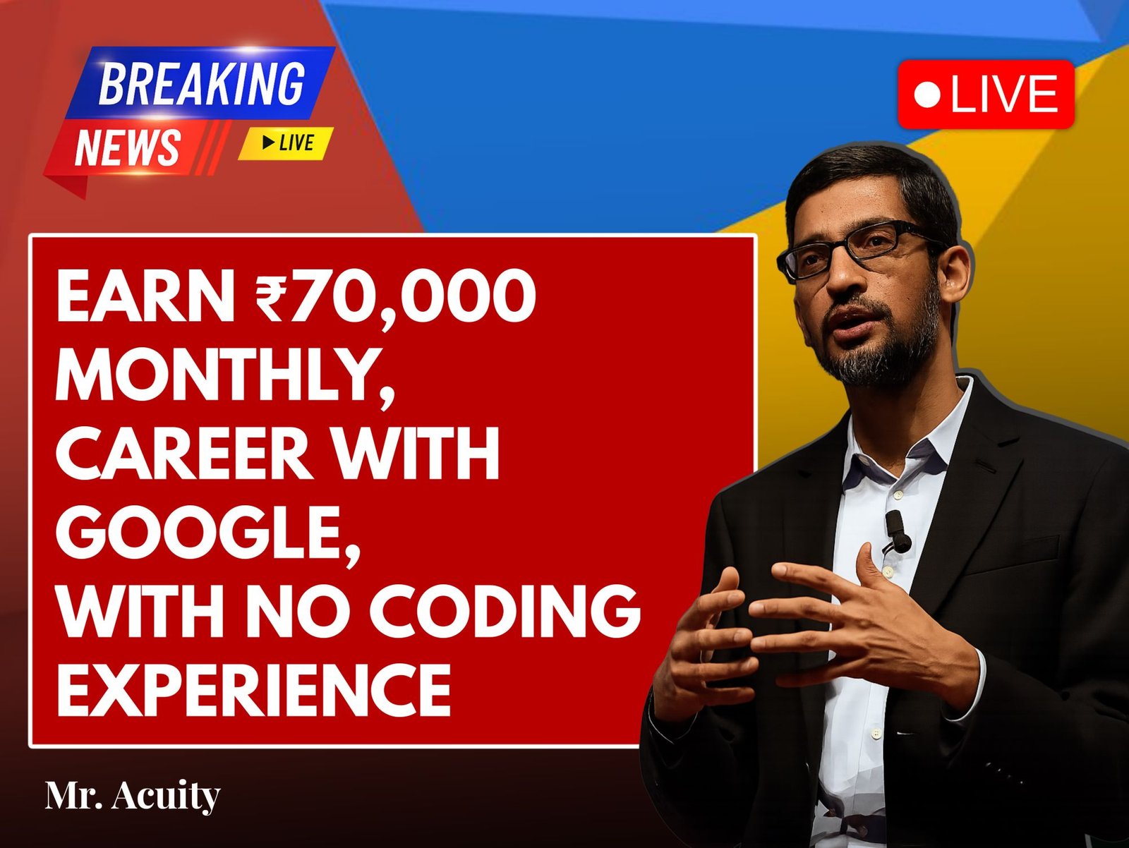 Google Apprenticeship 2025 – ₹70,000 Monthly | Apply by 14 Sept