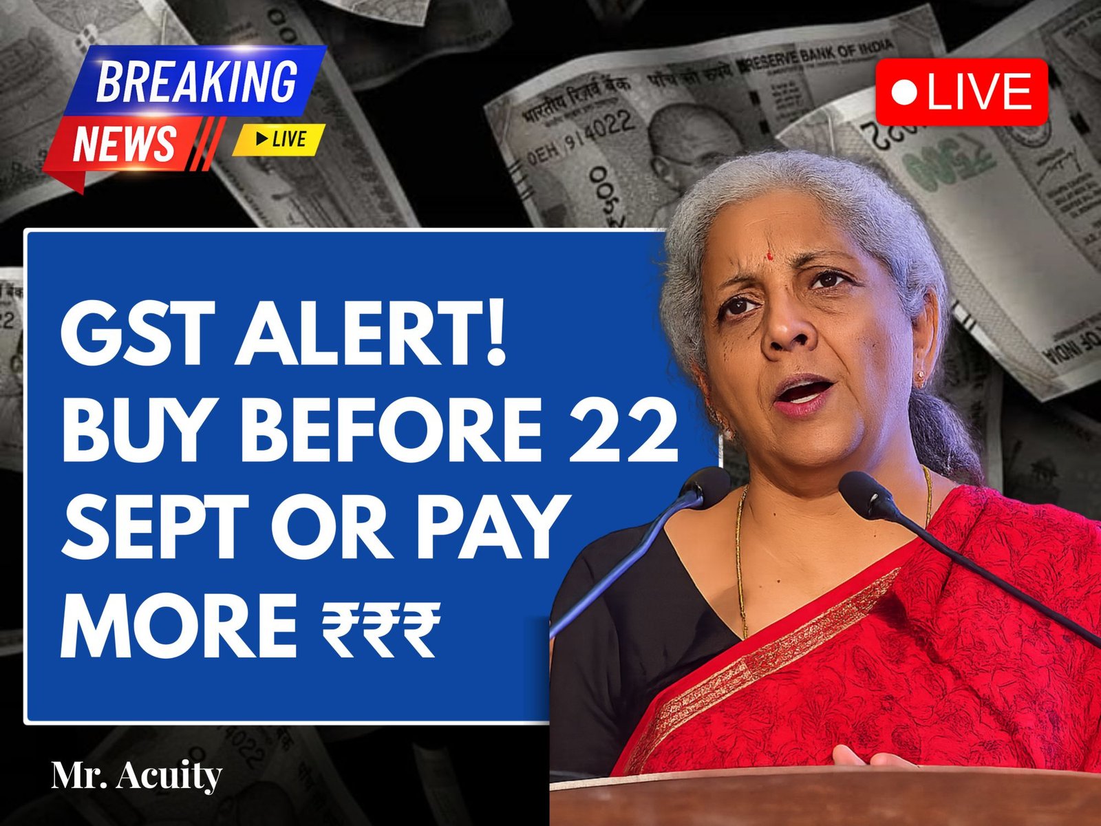 GST Update India: Buy Before 22 Sept or Pay More