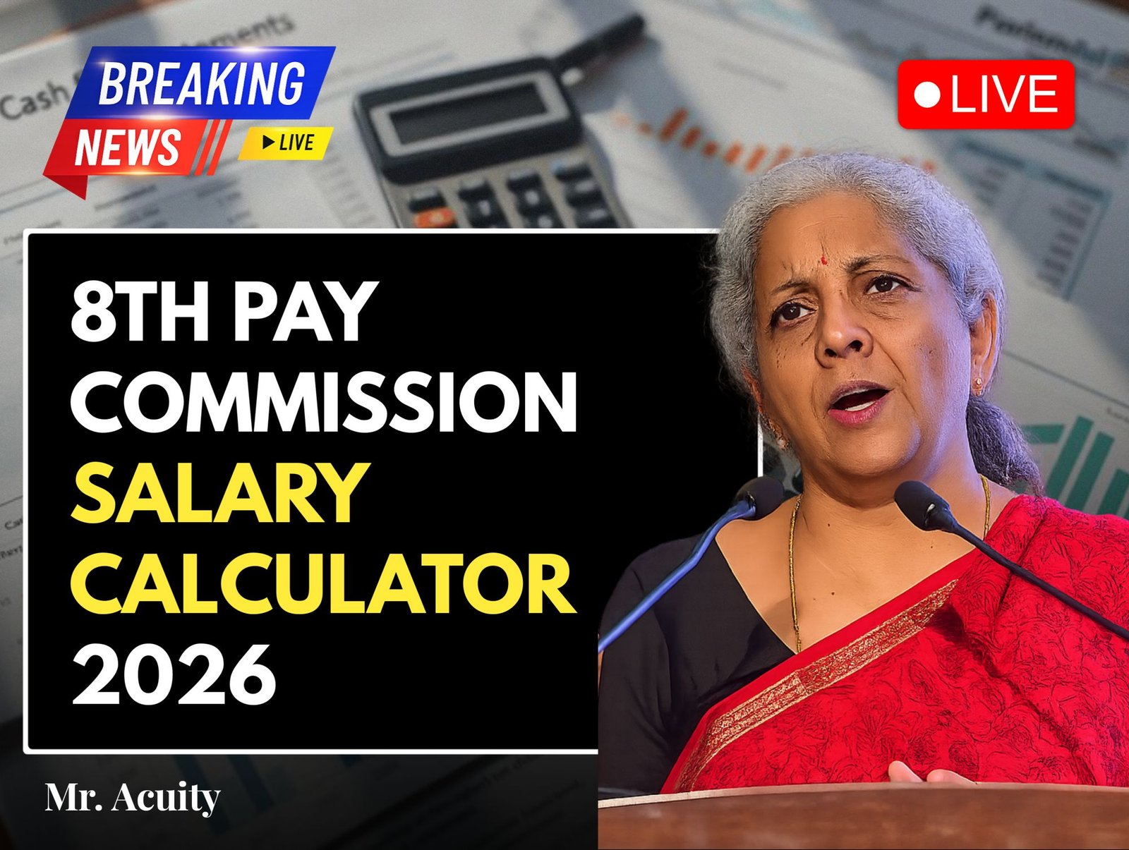 8th Pay Commission Salary Calculator 2026: Check Your New Salary 8th Pay Commission Salary Calculator 2026: Check Your New Salary